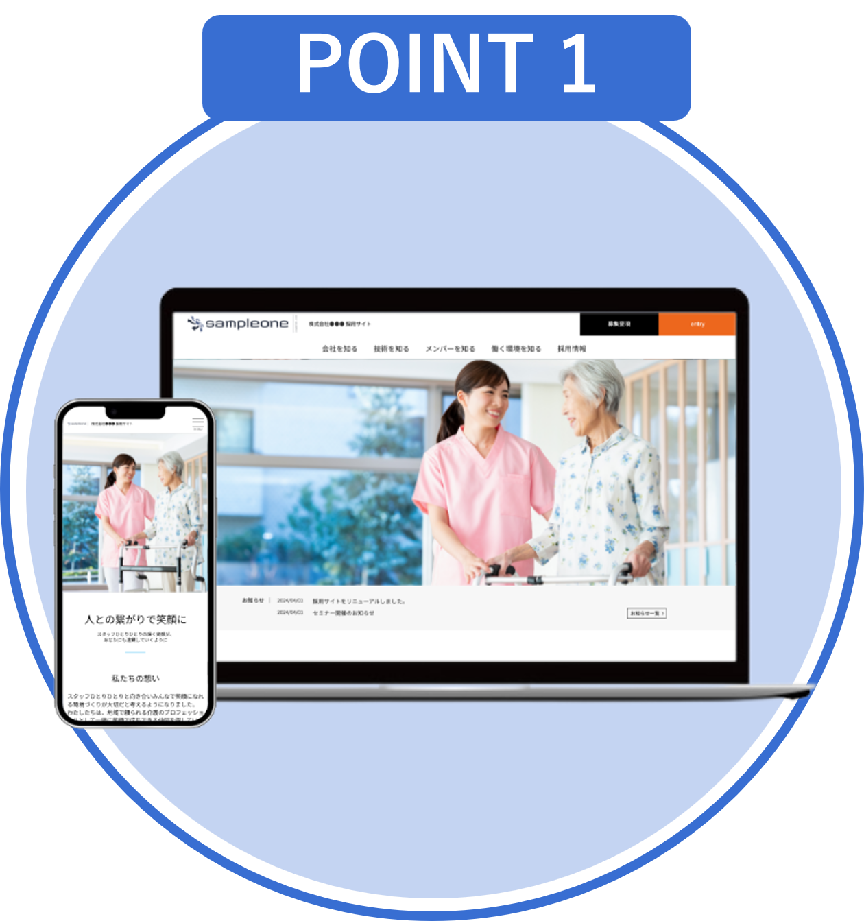 採用成功のためのサイトデザイン